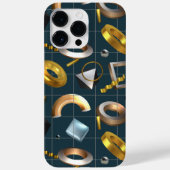 Coques Case-Mate iPhone Motif géométrique 3D (Verso)