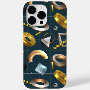 Coque Pour Pour iPhone 14 Pro Max motif géométrique 3D