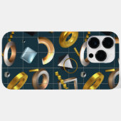 Coques Case-Mate iPhone Motif géométrique 3D (Verso (horizontal))