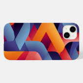 Coques Case-Mate iPhone motif géométrique 3D dynamique 2 (Verso (horizontal))