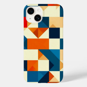 Coque Pour iPhone 14 Motif Géométrique Abstrait