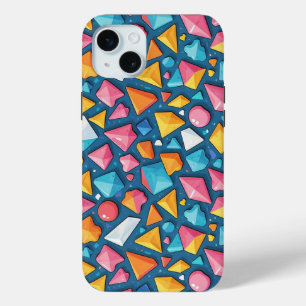 Coque iPhone 15 Mini Motif géométrique abstrait 16 - Boîtier Iphone