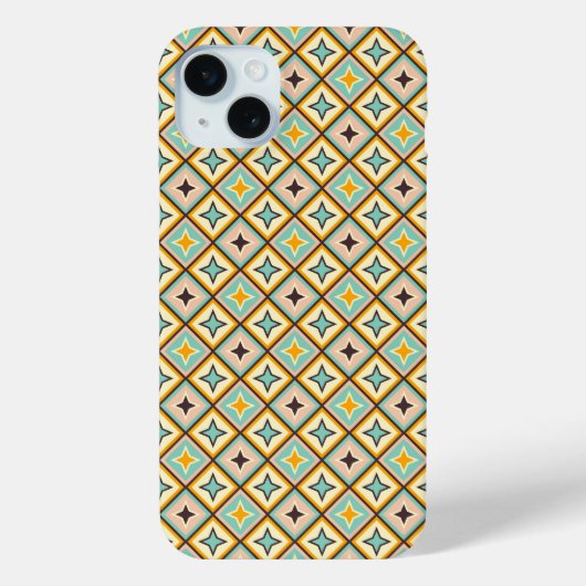 Coques Case-Mate iPhone Motif géométrique abstrait avec des formes de diam (Verso)