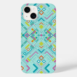 Coque Pour iPhone 14 Motif géométrique abstrait Aztec