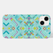 Coques Case-Mate iPhone Motif géométrique abstrait Aztec (Verso (horizontal))