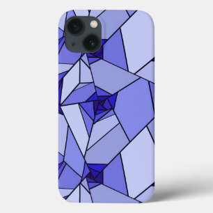 Case-Mate iPhone Case Motif géométrique abstrait bleu