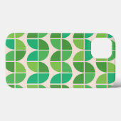 Coques Case-Mate iPhone  Motif géométrique abstrait de milieu de siècle ve (Verso (horizontal))