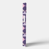 Coques Case-Mate iPhone Motif géométrique arabe pourpre (Verso / Droite)