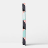 Coques Case-Mate iPhone Motif géométrique aux couleurs pastel (Verso / Droite)