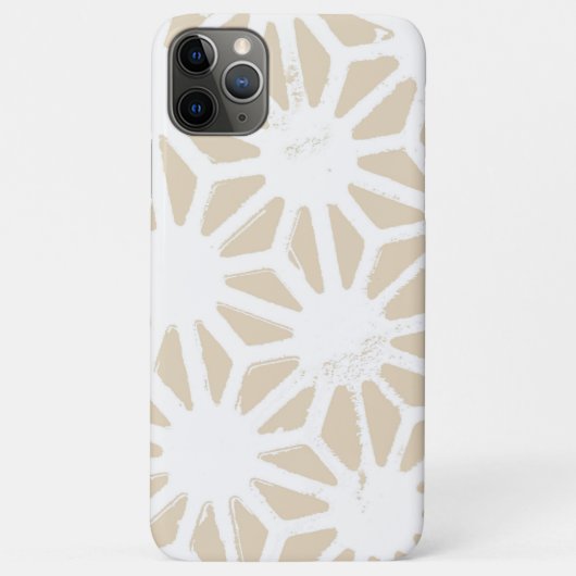 Coques Case-Mate iPhone Motif géométrique beige (Dos)