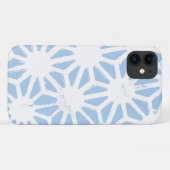 Coques Case-Mate iPhone Motif géométrique bleu pâle (Dos (Horizontal))