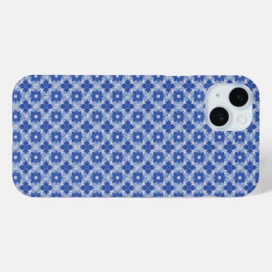 COQUES Case-Mate iPhone MOTIF GÉOMÉTRIQUE BLEU SIMPLE (Verso (horizontal))
