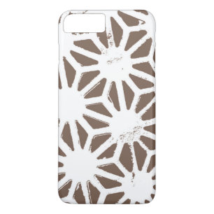 Case-Mate iPhone Case motif géométrique Brown et blanc