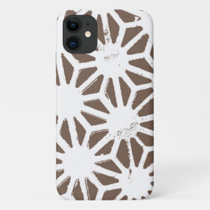 Case-Mate iPhone Case motif géométrique Brown et blanc