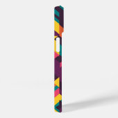 Coques Case-Mate iPhone Motif géométrique coloré (Verso / Droite)