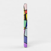 Coques Case-Mate iPhone Motif géométrique coloré (Dos/Droite)