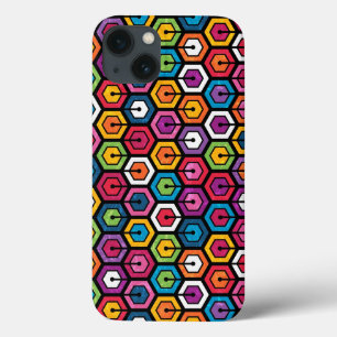 Etui iPhone Case-Mate Motif géométrique coloré avec des hexagones
