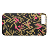 Coques Case-Mate iPhone Motif géométrique cool de parties scintillant en f (Dos (Horizontal))