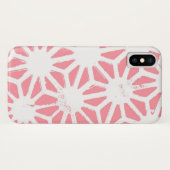 Coques Case-Mate iPhone Motif géométrique corail (Dos (Horizontal))