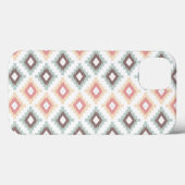 Coques Case-Mate iPhone Motif géométrique de style aztèque (Verso (horizontal))