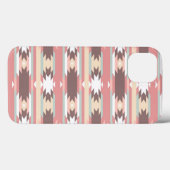 Coques Case-Mate iPhone Motif géométrique de style aztèque 2 (Verso (horizontal))
