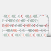 Coques Case-Mate iPhone Motif géométrique de style rétro (Verso (horizontal))