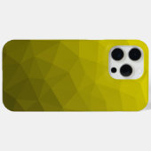 Coques Case-Mate iPhone Motif géométrique dégradé foncé jaune (Verso (horizontal))
