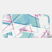 Coques Case-Mate iPhone Motif géométrique délavé (Verso (horizontal))