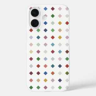 Coques iPhone 16 Motif géométrique Diamant moderne