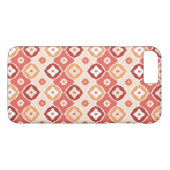Coques Case-Mate iPhone Motif géométrique d'ikat d'or (Dos (Horizontal))