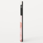 Coques Case-Mate iPhone Motif géométrique en faux marbre rose (Dos/Gauche)