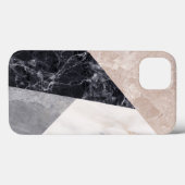 Coques Case-Mate iPhone Motif géométrique en marbre (Verso (horizontal))