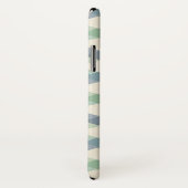 Coques Case-Mate iPhone Motif géométrique en pastel du monogramme | (Dos/Droite)