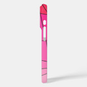 Coques Case-Mate iPhone Motif géométrique en Pink Ombre (Verso / Gauche)