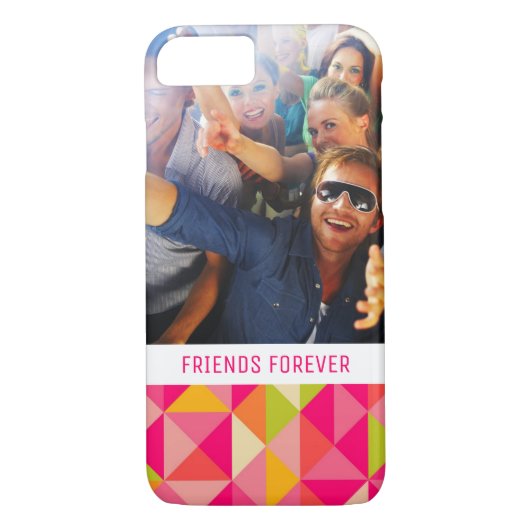 Coques Case-Mate iPhone Motif géométrique fait sur commande de triangles (Dos)