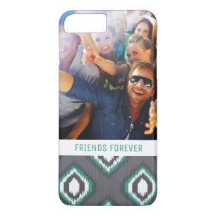 Coque iPhone 7 Plus Motif géométrique fait sur commande d'Ikat de