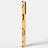 Coques Case-Mate iPhone Motif géométrique Flèche d'or (Verso / Droite)