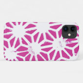 Coques Case-Mate iPhone Motif géométrique Fuchsia (Dos (Horizontal))