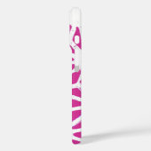 Coques Case-Mate iPhone Motif géométrique Fuchsia (Verso / Gauche)