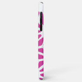 Coques Case-Mate iPhone Motif géométrique Fuchsia (Dos/Gauche)