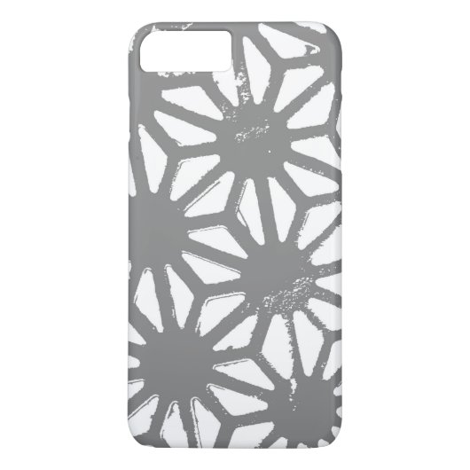 Coques Case-Mate iPhone Motif géométrique gris (Dos)