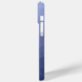 Coques Case-Mate iPhone Motif géométrique gris bleu ombre dégradé (Verso / Gauche)