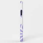 Coques Case-Mate iPhone Motif géométrique Lavender (Dos/Droite)