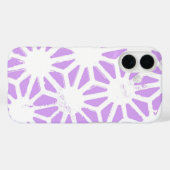 Coques Case-Mate iPhone Motif géométrique Lilac (Verso (horizontal))