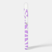 Coques Case-Mate iPhone Motif géométrique Lilac (Verso / Gauche)