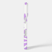 Coques Case-Mate iPhone Motif géométrique Lilac (Verso / Droite)