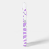 Coques Case-Mate iPhone Motif géométrique lilas (Verso / Gauche)