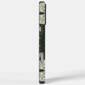 Coques Case-Mate iPhone Motif géométrique mandala sarcelle et vert (Verso / Droite)