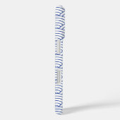 Coques Case-Mate iPhone Motif géométrique moderne Blue Japanese Wave (Verso / Droite)