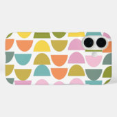 Coques Case-Mate iPhone Motif géométrique moderne dans les couleurs printe (Verso (horizontal))